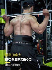 BOXERGING專業健身利器!力量舉、深蹲必备!健身腰帶助您提升訓練效果,守護健康腰部