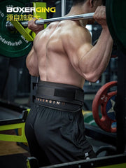 BOXERGING專業健身利器!力量舉、深蹲必备!健身腰帶助您提升訓練效果,守護健康腰部