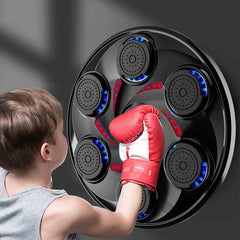 智能拳擊機 音樂拳擊靶拳擊訓練器 運動健身家用鍛鍊拳擊牆靶