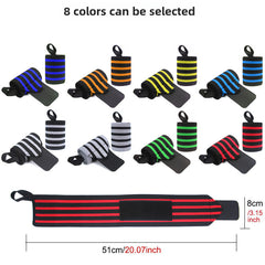 護腕健身纏繞繃帶可調綁帶手腕手臂防扭傷男女力量訓練舉重硬拉