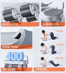 打造完美腹肌!健腹輪新款自動回彈設計,家用瘦肚子神器助您輕鬆減肥收腹