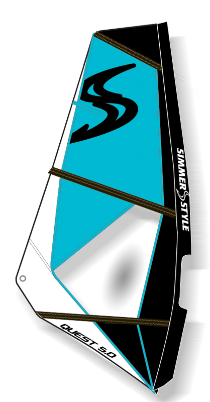 Simmer Style QUEST Rig Set for Kids or Beginner - Gustbay Windsurfing Rig Set Simmer Style