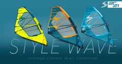 SimmerStyle 2021 Icon wave sail 滑浪風帆5支帆骨高性能浪帆 - Gustbay Windsurf Sail only Simmer Style
