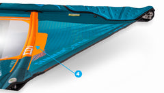 SimmerStyle 2021 Icon wave sail 滑浪風帆5支帆骨高性能浪帆 - Gustbay Windsurf Sail only Simmer Style