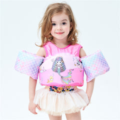 卡通兒童救生衣浮力背心可愛寶寶浮水衣游泳手臂 - Gustbay Swim Others