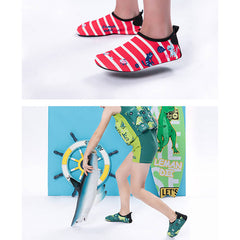 男女兒童沙灘戶外柔軟浮潛鞋加厚舒適泳鞋 - Gustbay Swim Others
