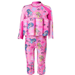 新款兒童連體泳衣女童可愛男童泳裝防曬浮力游泳衣 - Gustbay Swim Others