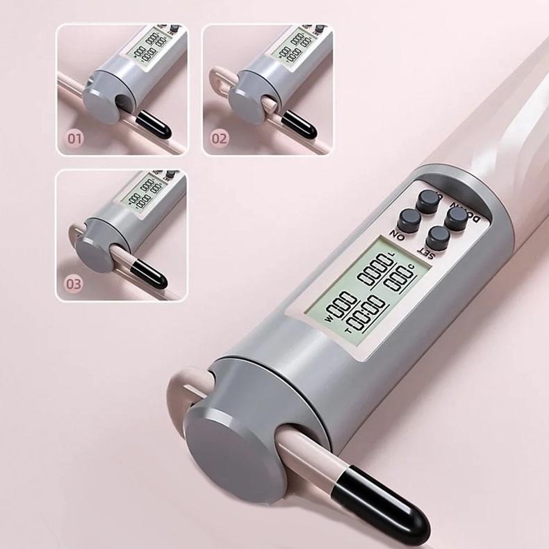 高效燃脂組合裝備智能跳繩+健身弹力棒塑身減肥健身爆汗(免運費) - Gustbay fitness Others