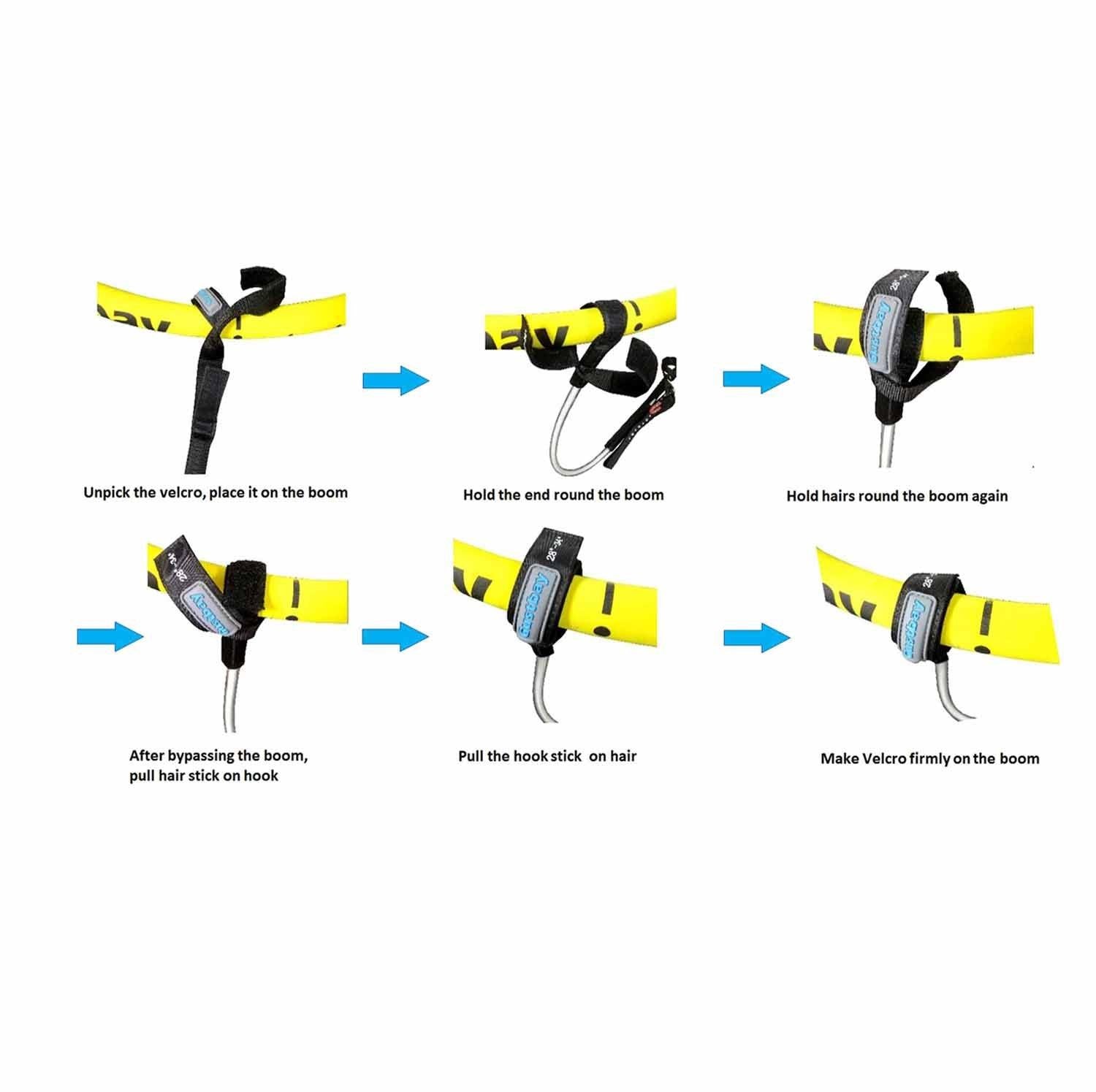 Gustbay 腰鉤繩 固定式 可調式衝浪風帆用腰鈎繩 - Gustbay Windsurfing Accessories Gustbay