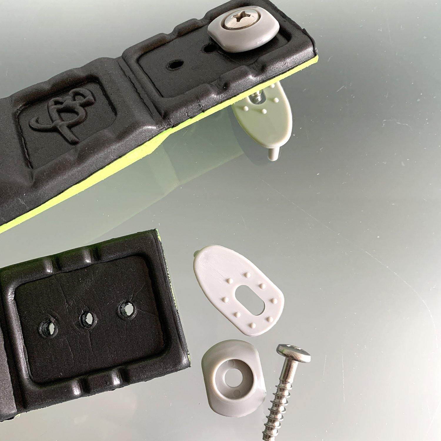 Gustbay 風帆風箏水翼板腳套,簡易EVA材料腳套配螺絲 - Gustbay Windsurfing Accessories Gustbay