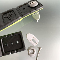 Gustbay 風帆風箏水翼板腳套,簡易EVA材料腳套配螺絲 - Gustbay Windsurfing Accessories Gustbay