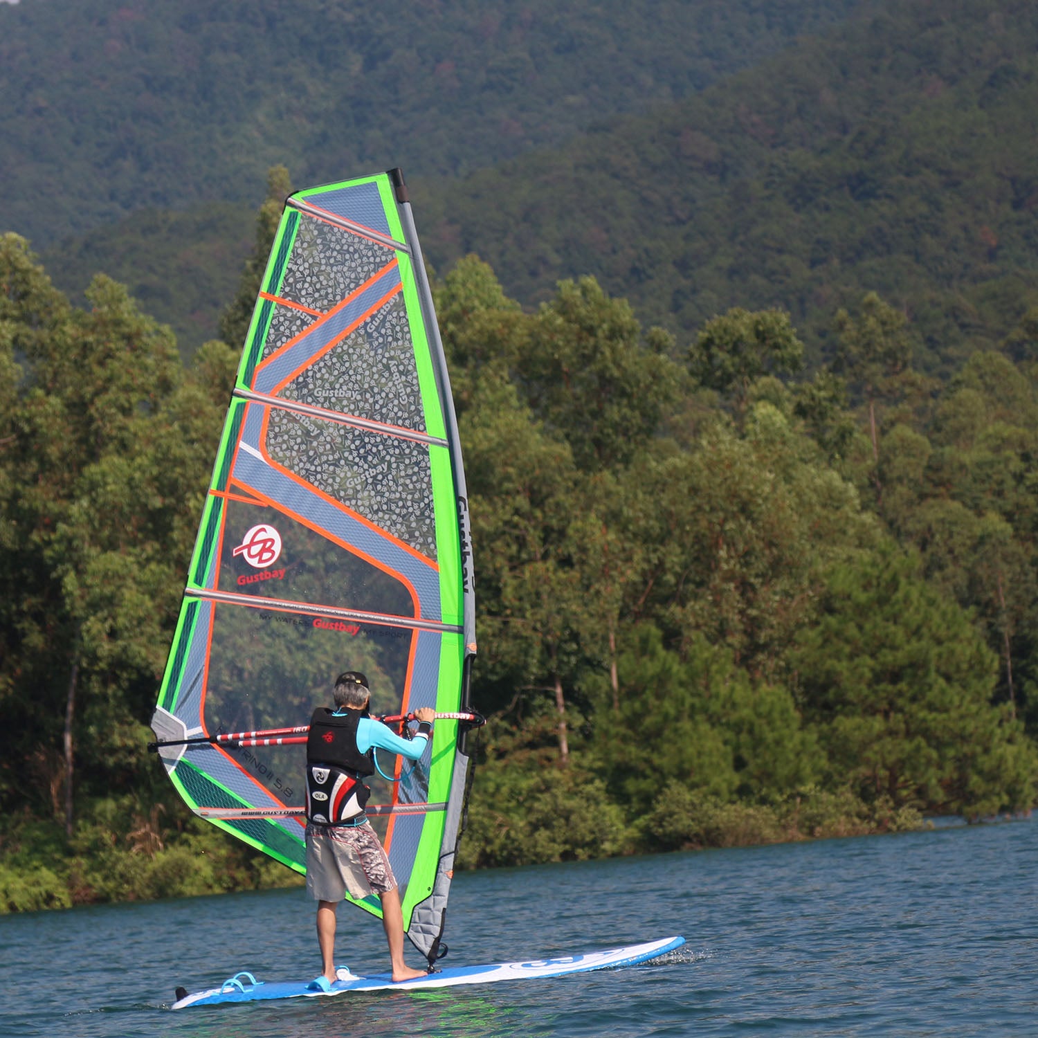 Free ride Windsurfing Sail of Gustbay Neutrino - Gustbay Windsurf Sail only Gustbay