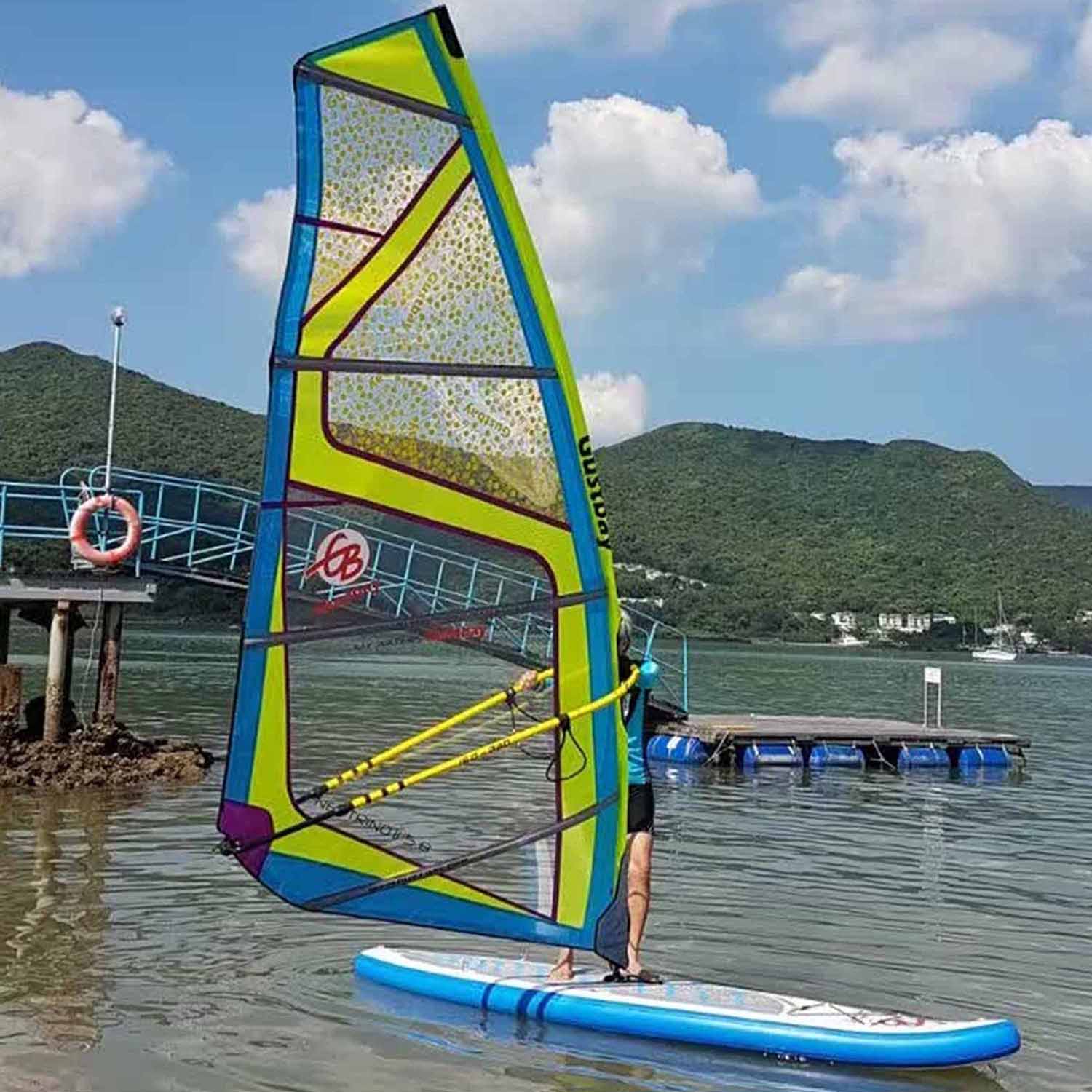 Free ride Windsurfing Sail of Gustbay Neutrino - Gustbay Windsurf Sail only Gustbay
