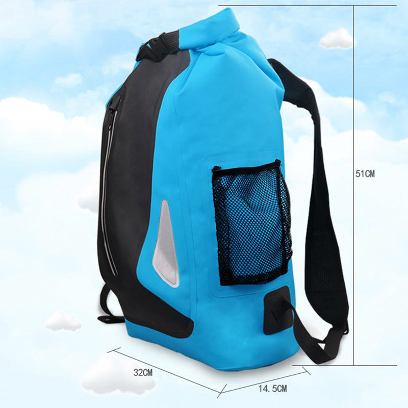 戶外雙肩防水包溯溪包漂流防水袋 戶外PVC漂流防水桶包 - Gustbay Bags Others