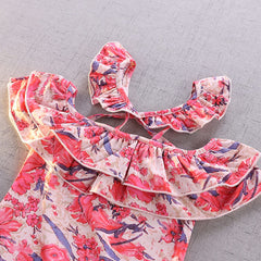 新款女童分體泳裝, 比基尼女童寶寶長袖防曬泳衣套裝兒童, 暑假游泳衣 - Gustbay Swim Others