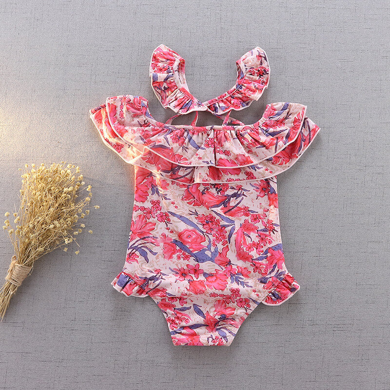 新款女童分體泳裝, 比基尼女童寶寶長袖防曬泳衣套裝兒童, 暑假游泳衣 - Gustbay Swim Others