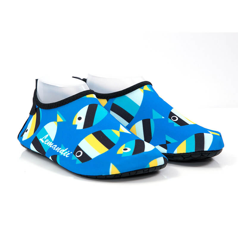 男女兒童沙灘戶外柔軟浮潛鞋加厚舒適泳鞋 - Gustbay Swim Others