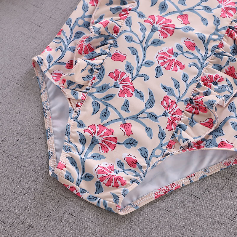 新款女童分體泳裝, 比基尼女童寶寶長袖防曬泳衣套裝兒童, 暑假游泳衣 - Gustbay Swim Others