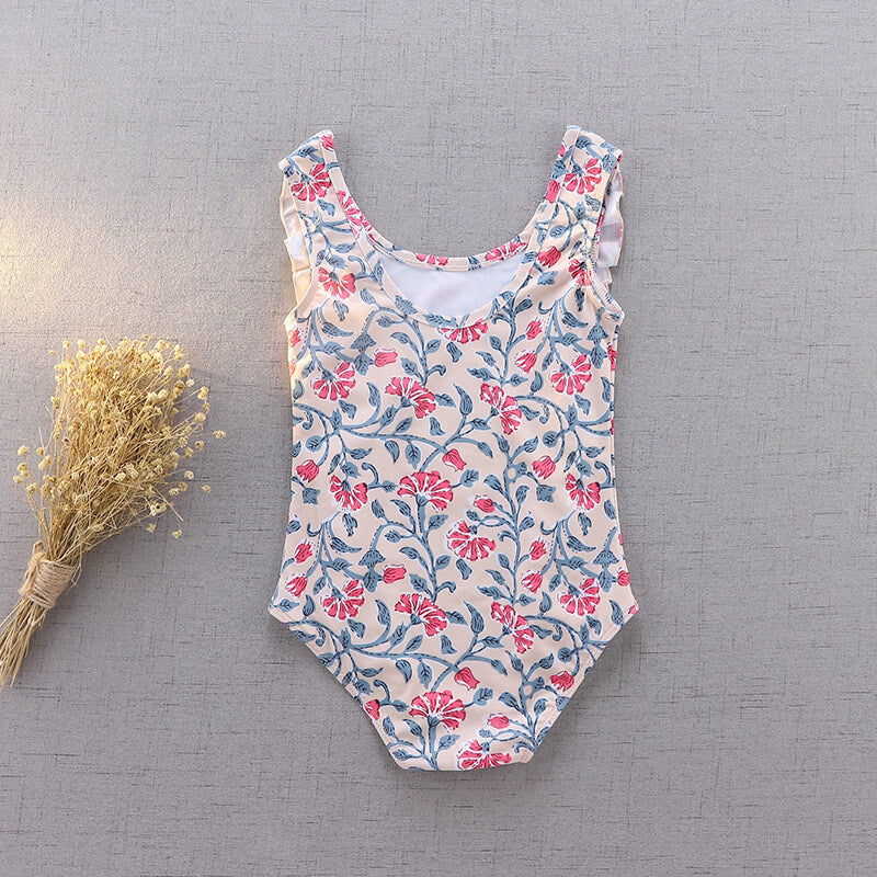 新款女童分體泳裝, 比基尼女童寶寶長袖防曬泳衣套裝兒童, 暑假游泳衣 - Gustbay Swim Others