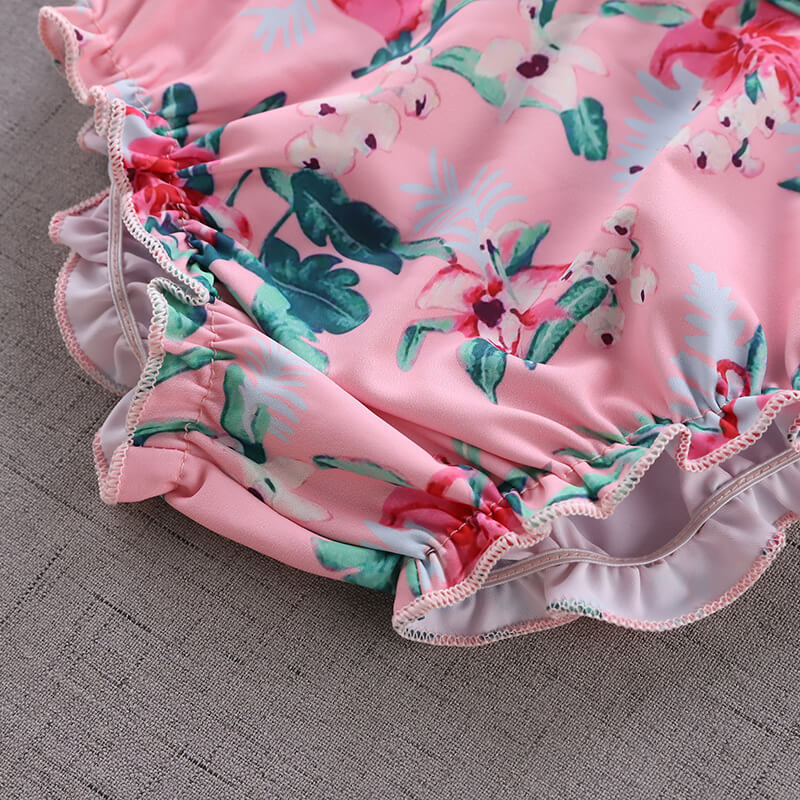 新款女童分體泳裝, 比基尼女童寶寶長袖防曬泳衣套裝兒童, 暑假游泳衣 - Gustbay Swim Others