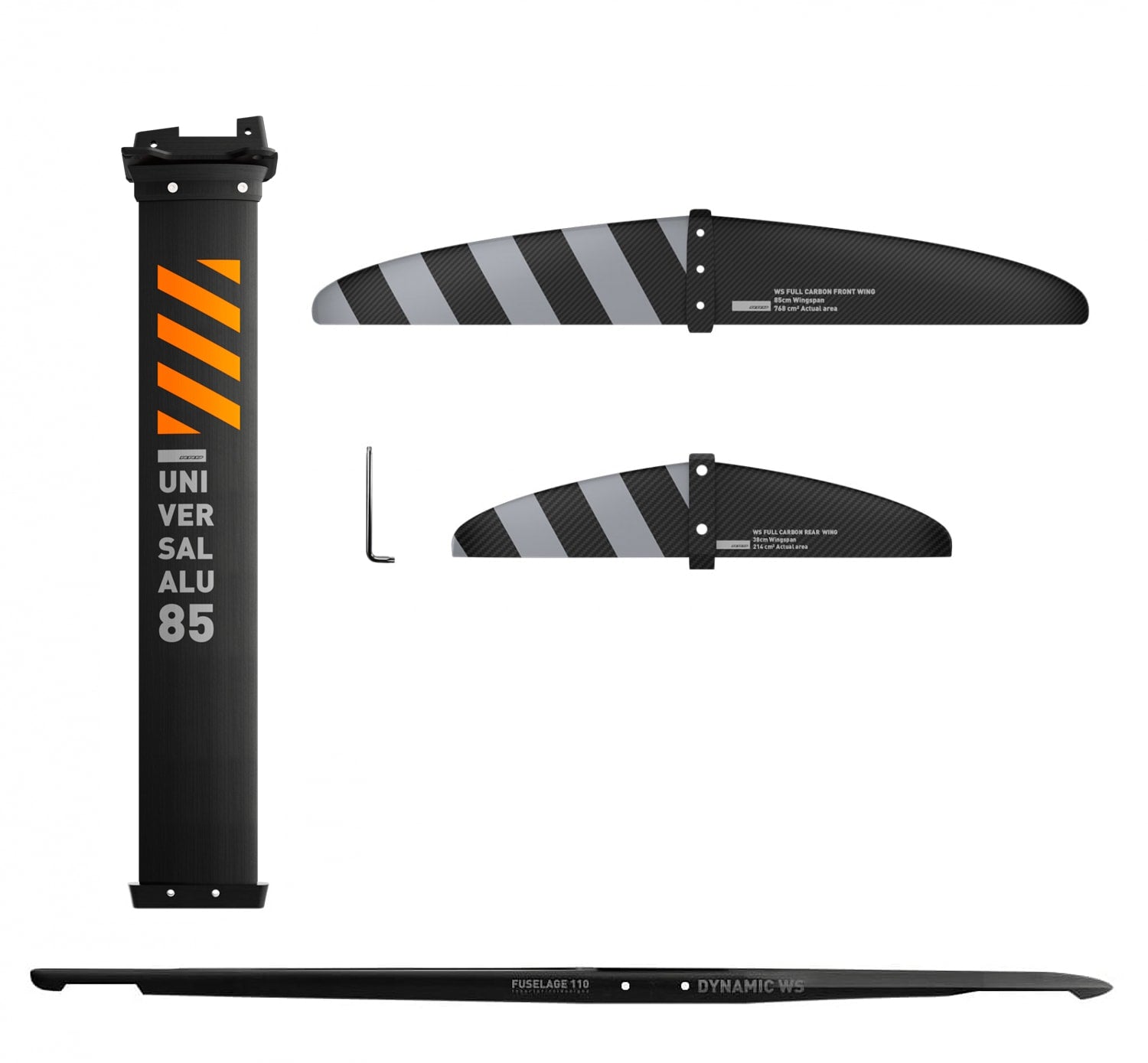 RRD Dynamic滑浪風帆全碳纖維水翼板套裝Freerace Foil【直降20%】 - Gustbay Wind Wing RRD