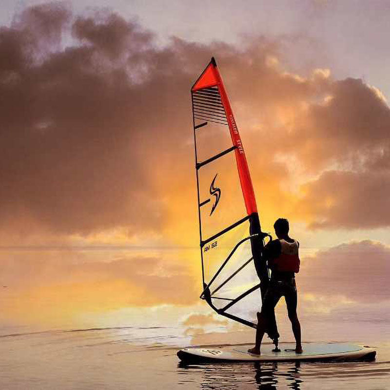 SimmerStyle Aim Rig Set 滑浪風帆套裝5.5/6.2/7.0 freeride sail - Gustbay Windsurfing Rig Set Simmer Style