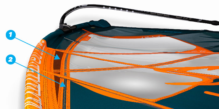 SimmerStyle 2021 Icon wave sail 滑浪風帆5支帆骨高性能浪帆 - Gustbay Windsurf Sail only Simmer Style