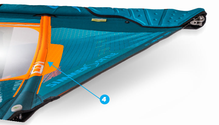 SimmerStyle 2021 Icon wave sail 滑浪風帆5支帆骨高性能浪帆 - Gustbay Windsurf Sail only Simmer Style