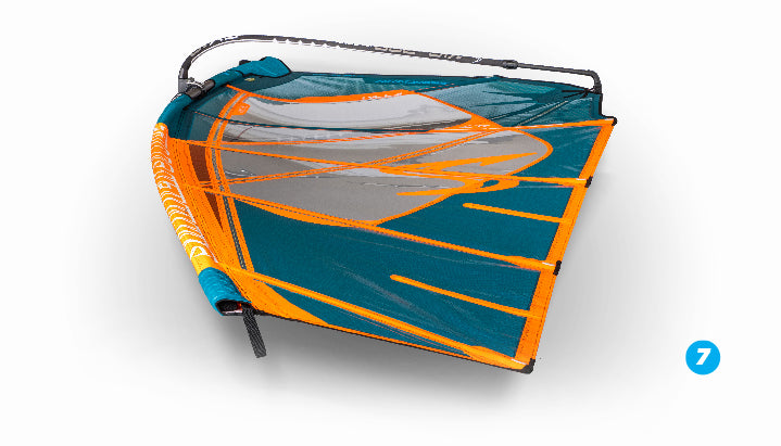 SimmerStyle 2021 Icon wave sail 滑浪風帆5支帆骨高性能浪帆 - Gustbay Windsurf Sail only Simmer Style