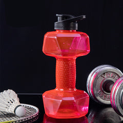 Dumbbell water bottle fitness equipment household clear plastic drinking bottle - Gustbay fitness 健美瘦身